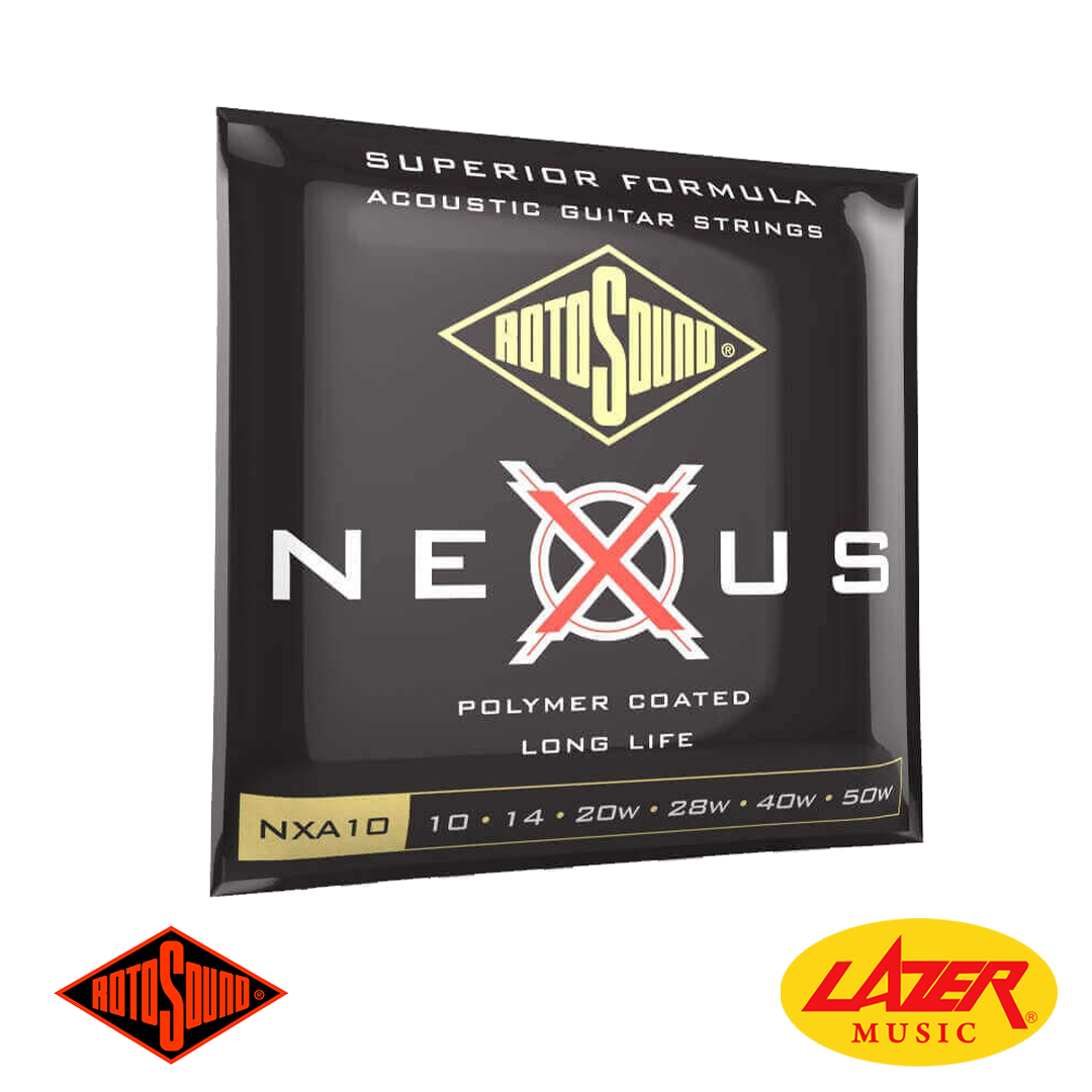 Rotosound Nexus Acoustic Coated Medium Guitar Strings